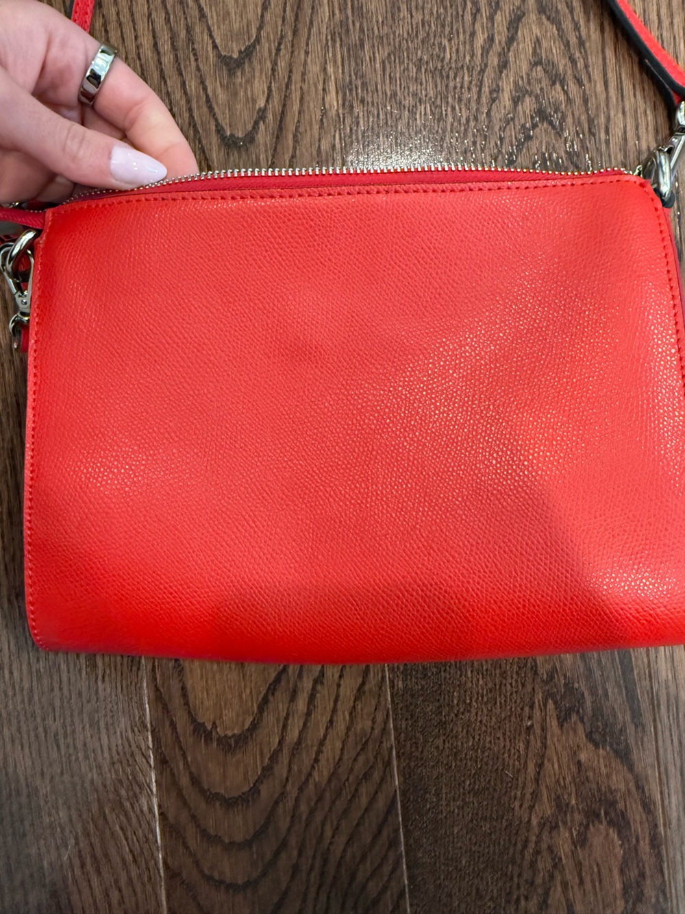 Mario Valentino Red Cross Body Bag - Picture 8 of 9